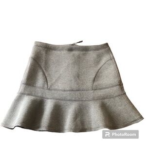 Harv’e Bernard Grey athletic, casual, stretchy, flirty mini skirt Size Large